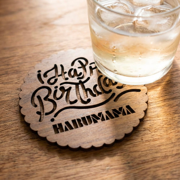 【メール便】名入れコースター