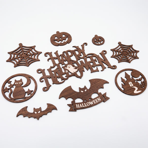 【メール便】ハロウィン オーナメント 9点セット