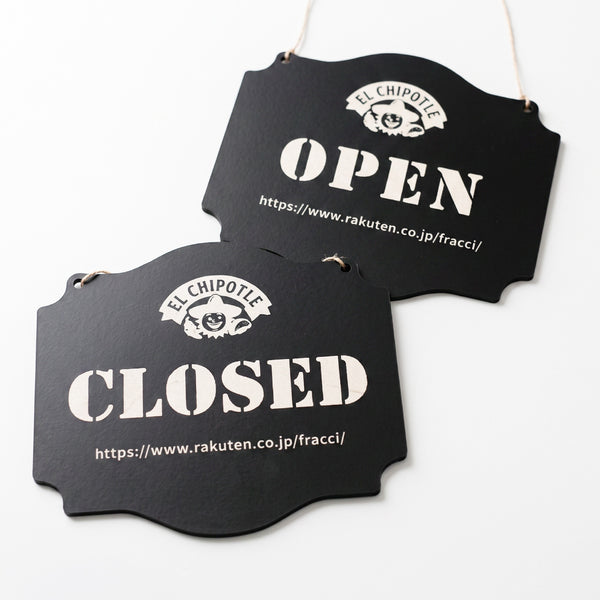 【メール便】 OPEN&CLOSED サインプレート