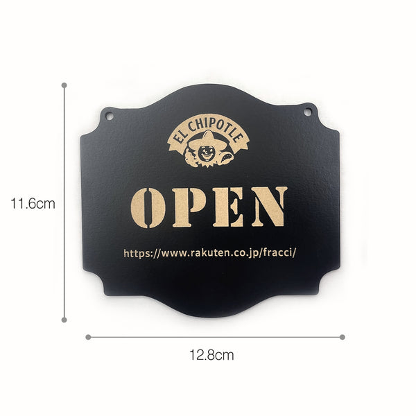 【メール便】 OPEN&CLOSED サインプレート